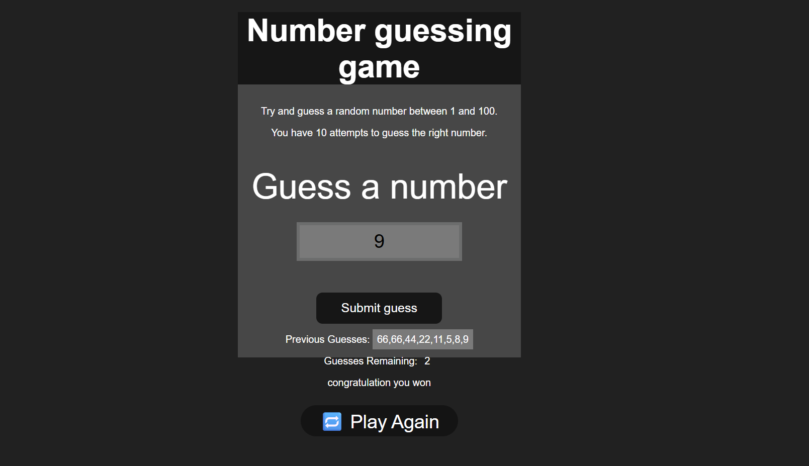 Guess the Number